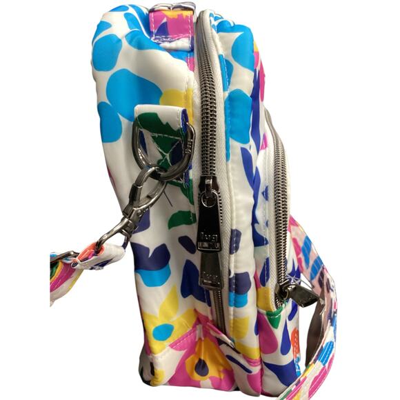 NWOT Lug Crossbody Women’s One Size Floral Print White And Multicolor - Picture 5 of 7